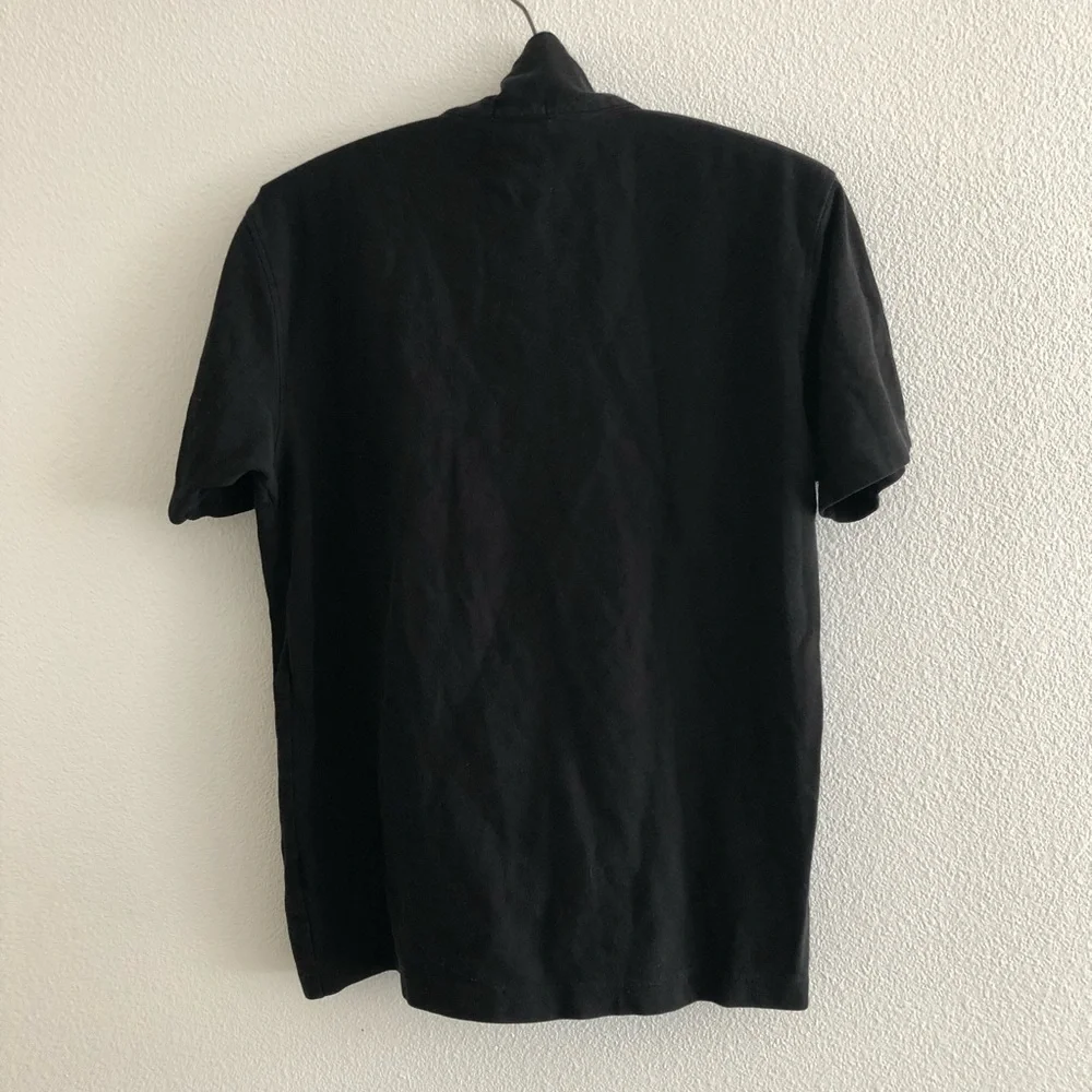 J. Crew Black Fitted Polo Men’s Small